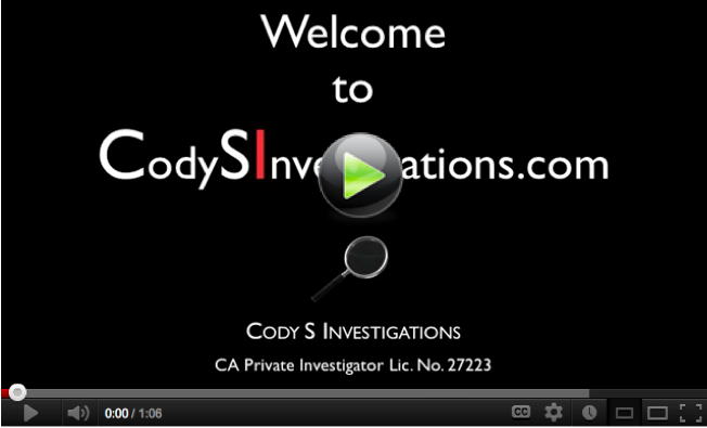 California State Private Investigator License